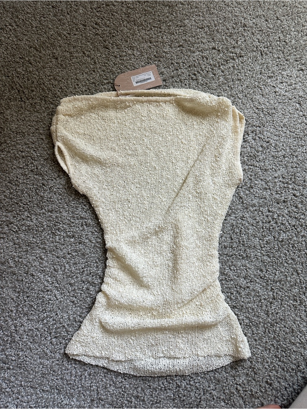Meshki Chloe Off-the-Shoulder Boucle knit top - Picture 4 of 4